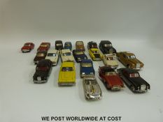 Twenty Corgi and Dinky Toys diecast model vehicles