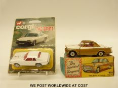 Two Corgi Toys diecast model cars The Saint Jaguar XJS, 32, and Triumph Herald Coupe, 231,