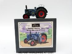 Britains limited edition diecast model Lanz D6006 Diesel Tractor with Heinrich Lanz 00315,