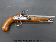 Private purchase flintlock hammer action New Land pistol ,