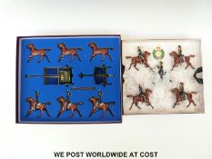 Two Britains Centenary Collection hollow cast model figure sets,