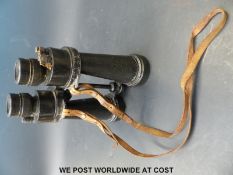 A pair of Barr and Stroud military binoculars marked 7xCF41.