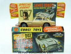 Corgi Toys diecast model Special Agent 007 James Bond's Aston Martin DB5 in original box with