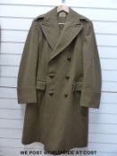 A Lieutenant Colonel's greatcoat from the Royal Lincolnshire Regiment dating from George V,