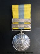 A Khedives Sudan medal with Hafir and Firket bars awarded to 1341 Pte T.