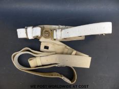 A Slade Wallace belt and parts of two others.