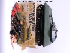Palitoy Action Man Scorpion Tank in original box,