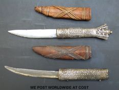 Two Middle Eastern daggers,