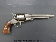 Remington Beals .36 six shot percussion navy revolver with 7.