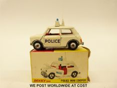 Dinky Toys diecast model Police Mini Cooper, 250, in original box.