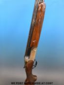 AYA Yeoman 12 bore over and under shotgun, serial number 99340.