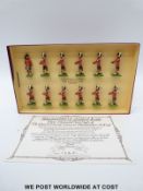 Two Britains hollow cast limited edition collector's model soldier sets,