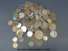 An interesting collection of early overseas coins, 17thC/18thC etc, also includes hammered examples,