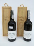 Taylors 1980 vintage port, two cased bottles, each 75cl,
