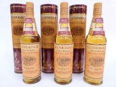 Three cased 750ml bottles of Glenmorangie 10 year old single malt whisky