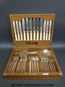 A canteen of Mappin & Webb cutlery