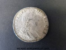 William III 1698 half crown VF detail,