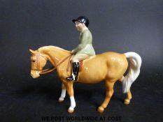 Bewsick boy on a pony model 500 (14cm tall)