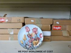 A set of 12 boxed Border Fine Arts Flower Fairies collector's plates