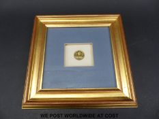 A framed 1995 Hong Kong 