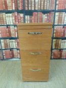 A modern filing cabinet of three drawers (H104xW48xD60cm)