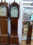 A 19thC mahogany 8-day longcase clock with Thomas Williams (and possibly Uxbridge/Axbridge) to dial,