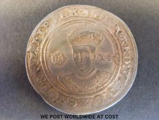 An Edward VI shilling,