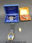 Four various wristwatches to include Tissot.
