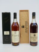 A bottle of House of Commons Fine Old Armagnac together with a bottle of House of Lords Petite