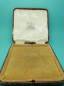 A large vintage jewellery box for W Wells and Son, 7 Russell Street,