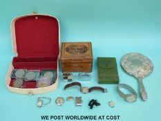 A quantity of wristwatches including Art Deco style example by Medana, Superoma, Meda etc,