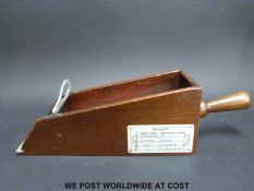 A cased set of vintage poker chips and a dealer's or banker's box