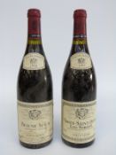 Louis Jadot, 1997 Morey Saint Denis Les Sorbes and 1998 Beaune Avaux, 75cl, 13.