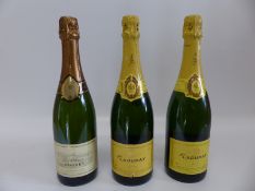 A Bouvet sparkling chardonnay, 750ml, 12.