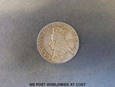 Charles II undated silver fourpence