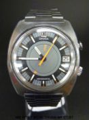 Omega Memomatic gentleman's automatic wristwatch with date aperture, alarm function,