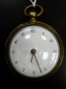 Charles Haley London (inventor of the constant force escapement) gilt pair cased gentleman's George