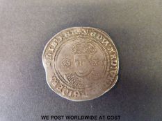 An Edward VI (1547-53) shilling,