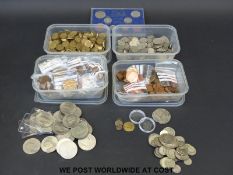 A collection of UK sundry coinage,