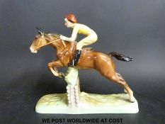Beswick girl on a jumping horse no 939