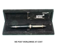 A Mont Blanc Meisterstuck 149 Jumbo fountain pen with 14ct bi-coloured gold nib,