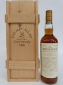 The Macallan Anniversary Malt whisky, 25 year old, bottled 1999, 70cl,