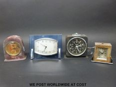 An Art Deco Jaz clock by Zenith for Birch & Gaydon, Lord & Water,