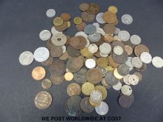 A collection of overseas coinage,