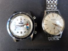 A Limit of Switzerland chronograph gentleman's wristwatch together with a Bernex wristwatch