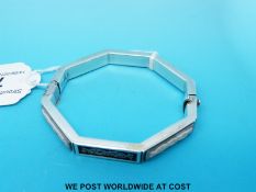 A silver bangle by Stephen Webster for Wedgwood in Thorn design