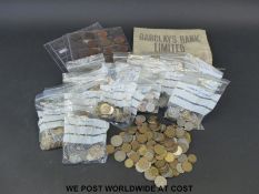 An amateur collection of overseas coins to include Channel Islands