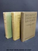 Three cookery books by Herman Senn together with a further fine cookery book