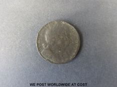 William and Mary 1694 half penny