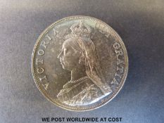 A Queen Victoria Jubilee double florin 1887,